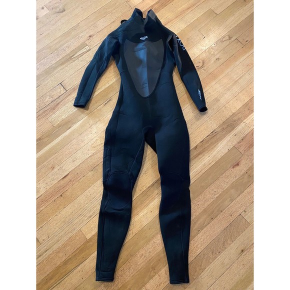 Roxy 3/2mm Prologue Fullsuit Wetsuit Size 4 ERJW103040 Black Back Zip - Picture 1 of 8